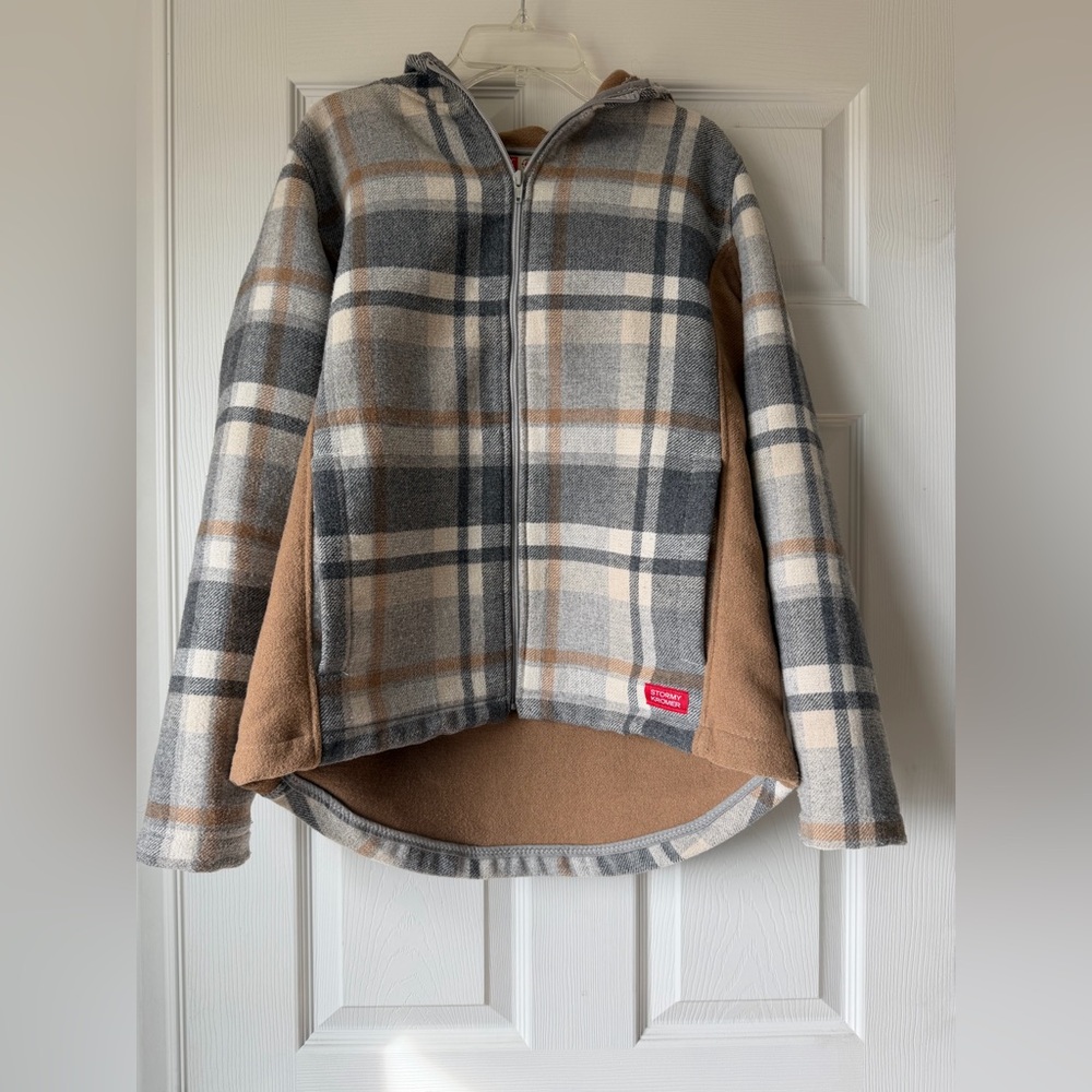 Stylish Plaid Women's Barn Coat by Stormy Kromer
